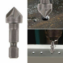 3Pcs 36mm Hex Countersink Bore Drill Bits Quick Change Chamfer for Wood Metal