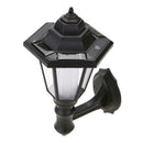 Solar Power LED Light Path Way Wall Landscape Garden Lamp (Warm White)