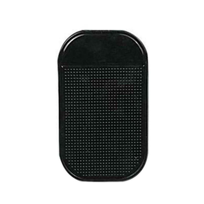 Car Dashboard Sticky Pad Anti Slip Cell Phone Key Holder Mat Black/White