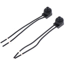 2PCS 12V Waterproof Push Button On-Off Switch With 4" Lead Wire Black Kw