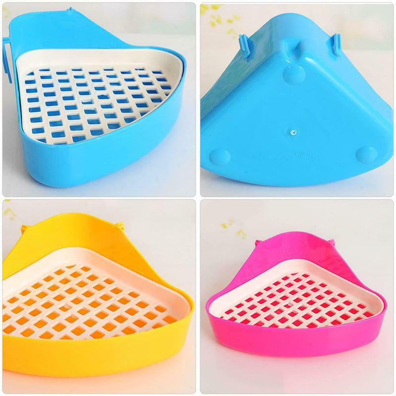 Triangle Small Pet Hamster Bathroom Toilet Guinea Pig Rat Hamster House A