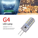 G4 LED Lamp 2W DC 12V 24 SMD3014 110LM White LED Silicone Corn Bulb Light