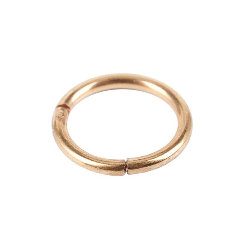 1.2mm Titanium steel Clicker Septum Segment Lip Nose Ear Hoop Body Piercing