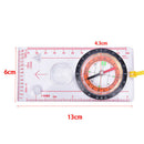 Outdoor Camping Directional Cross-country Compass Ruler Map Scale Compass-EBJ 3C