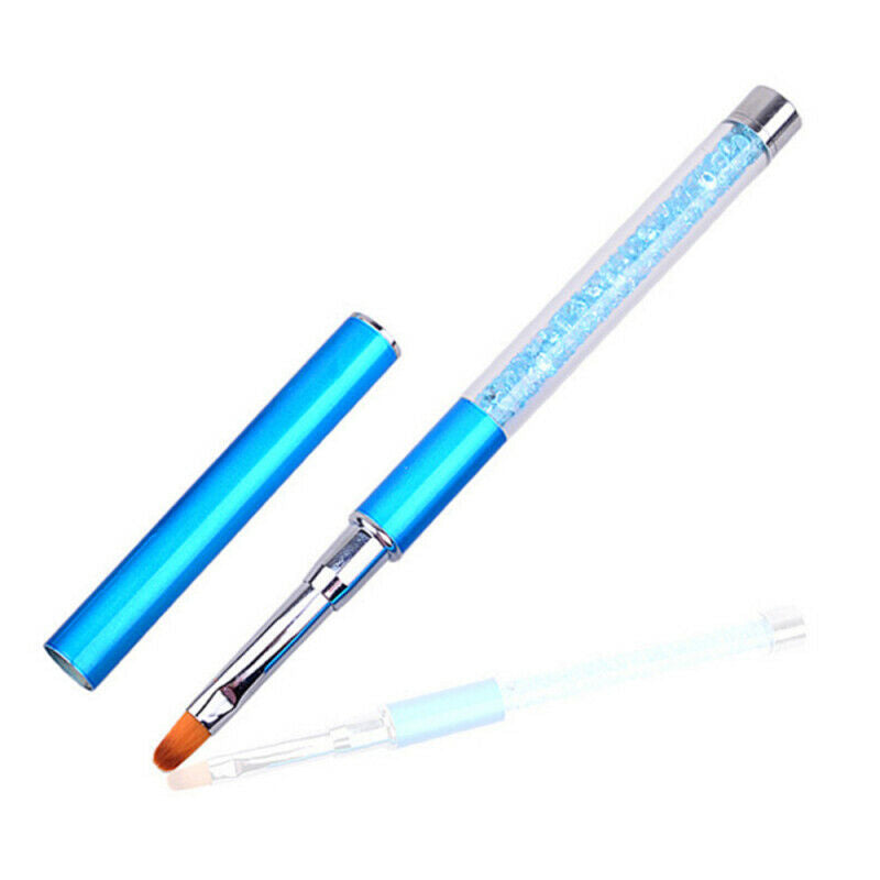 5pcs UV Gel Nail Art Tips Crystal Acrylic Painting Drawing Polish Brush Pen Set