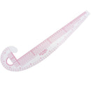 3In1 Plastic Ruler Styling Design French Multifunction Curve Hip Straight New