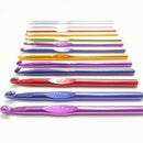 12Pcs Aluminum 2.0-8.0mm Crochet Hook Kit Craft Knitting Yarn Needles Sizes #
