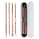 4x Tool Kit Acne Extractor Remover Blackhead Pimple Needles Blemish Trea KEG