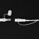Anti-Lost Cap Holder + Nib Cover + Cable Tether For iPad Pro Pencil Clear