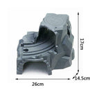 New Plastic Gray Double Tunnel Wooden Train Track Accessories Gift Railway Q3I5