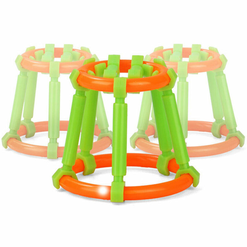 13 Child Educational Toys Plastic Building Blocks Sticks Set Kids Baby Gift