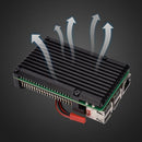 Enclosure Case Metal Shell Ultra Thin Aluminum Heatsink for Raspberry Pi 4B+
