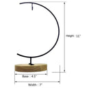 Ornament Display Stand / Flower Pot Stand Holder Iron Pothook Stand For Han B6H2