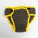 Cartoon Chick Baby Photo Shoot Winter Knit Costume Baby Photography Props A