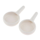 Set of 2 Ceramic Scented Tealight Candle Holder for Essential Oil Diffuser Oil .