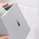 Wall Mounted Toothbrush Holder Cup Box Toothpaste Holder Bathroom Organise DHV