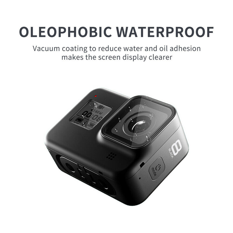 1 Set Tempered Glass Screen Lens Film for Gopro Hero 8 Camera Accessories