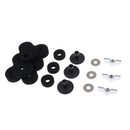 21 Pieces Cymbal Replacement Accessories - Cymbal Sleeves with Base Wing Nuts