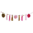 Paper Card String Tassel Home Ornament DIY Flower Ball Decor Festival Party