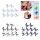 20 Piece Plastic Durable Nail Pinching Clips Nails Pinchers Nail Clamps