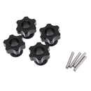 4 Pcs Hexagonal Wheels Hub 17mm Made Of Plastics Replacement For 1: 8 RC Crawler