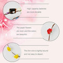 LED Flower Crown, 7 PCS Led Flower Wreath Headband Luminous 10 Led Flower H