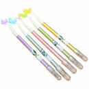 Pack of 12 Pcs 0.38 mm Cute Cool Silicone Butterfly Decor Gel Ink Pen Offic K5Z8