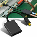 1 to 2 Splitter Optical Fiber Duplicator Adapter For Toslink Digital Audio Cable