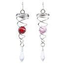 2 Piece Cyclone Crystal s Wind Spinner Stabilizing Accessory Optical Illusion