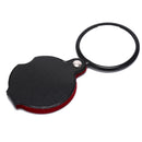 mini pocket 6x 65mm folding jewelry magnifier magnifying eye loupe glass lens  Z