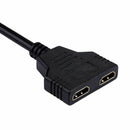 HDMI Port Male to Female 1 Input 2 Output Splitter Cable 1080P Adapter NFJ.kz