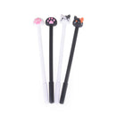 4Pcs Korean Stationery Cute Cat Rollerball Pen/Gel Black Ink Pens SchoolSupply3c