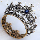 Baroque Queen Crown For Women-Small Round Crown For Pageant,Photograph,Thea