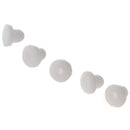 500 Protection Earring Clip Rubber 6x5mm white-design-personalized charm fo