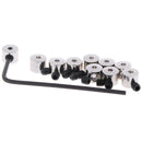 12pcs 7mm length brass pin keepers Locking Pin Backs Savers holder Allen Wre JR