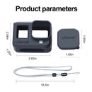 Soft Silicone Protective Case with Camera Lens Cap  Lanyard for GoPro Hero 8