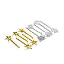 10X Plated Toys Girls Accessories Play House Toys Princess Wand for s3C