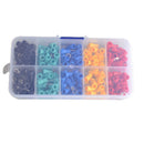 200pcs RV1.25-3 O-type Pre Insulated Ring Crimp Terminal Connector BWJ