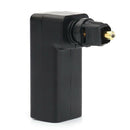 Right Angle Digital Optical Toslink Fiber Optic Adaptor, 360 Degree RotatablL2C8