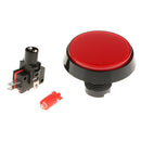 2 Pack LED Illuminated Push Button for Arcade Game Machine Red