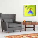 DIY Round Diamond Painting Cartoon Girl Cross Stitch Mosaic Kit Home Decor