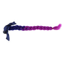 Helmet Braids Gradient Ramp Ponytail Motorcycle Helmet PC Fiber Hair 24"