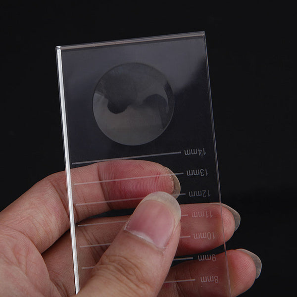 2 in 1 Glass Eyelash Glue Holder Lash Separator Adhesive Glue Pallet Extension