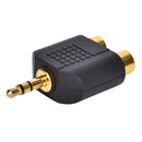 3.5mm Jack to 2 RCA Adaptor Twin Phono Y Splitter Stereo Male to 2 x Female   Z