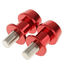 Swingarm Frame Slider Crash Protector for Kawasaki Ninja 250 ER6 ER6F Red
