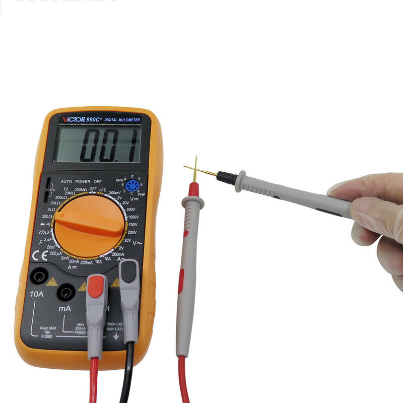 Multi Test Leads Kit 18-in-1 Electrical Multimeter 4mm Banana Plug Probes