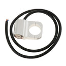 25mm Motorcycle Handlebar Headlight Fog Light Switch Stainless Steel Red