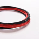 8 Pin 30cm ATX Board PSU Power Supply Extension Cable Wire Black Red Sleeved BX