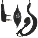 Mic Headset Earpiece Ear Hook Earphone for Baofeng Radio UV5R 888s Two Way 2 Pin