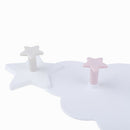 Star Moon Cloud Shape Nail Free 4 Hooks Moisture Multi Functional Hooks Han BX